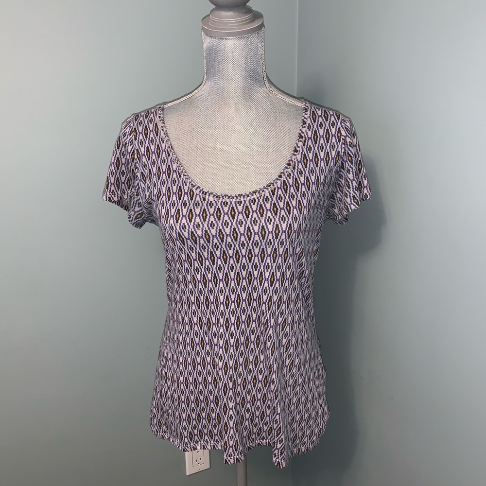 GAP women’s size medium lightweight t-shirt print top short sleeve summer